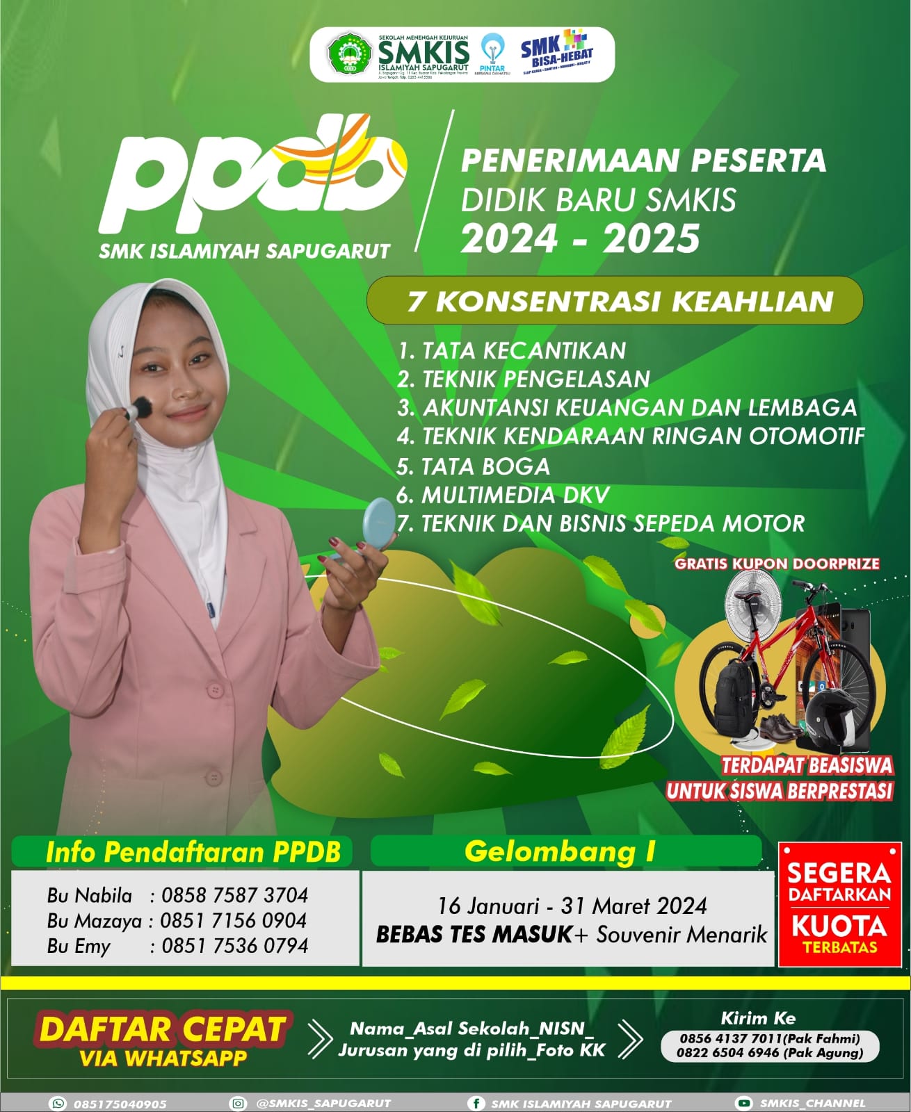 Pendaftaran Online Gelombang 1 PPDB 2024/2025, DIBUKA!!!